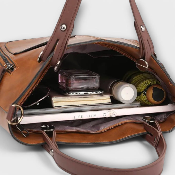 Serenya | borsa in pelle elegante e spaziosa
