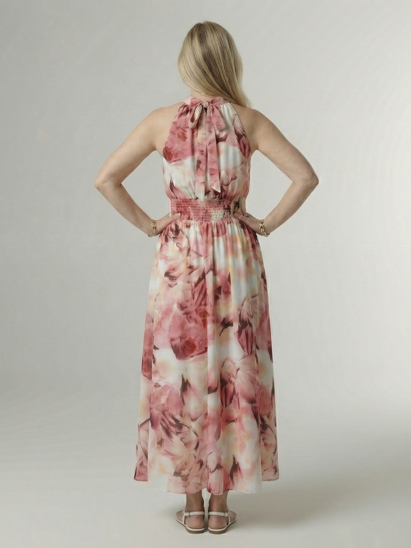 Sylin | Abito Midi con Scollo Americano