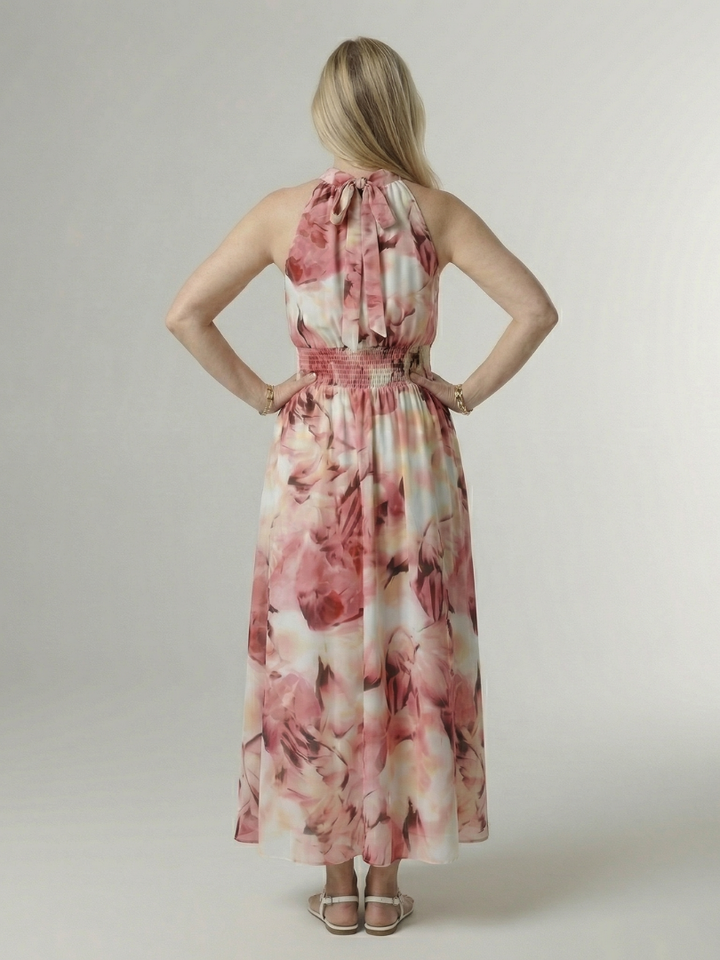 Sylin | Abito Midi con Scollo Americano