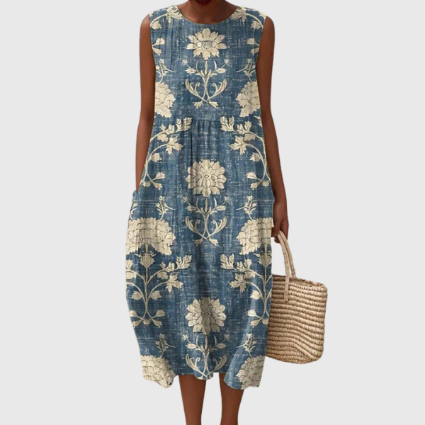 Belle | Abito midi floreale