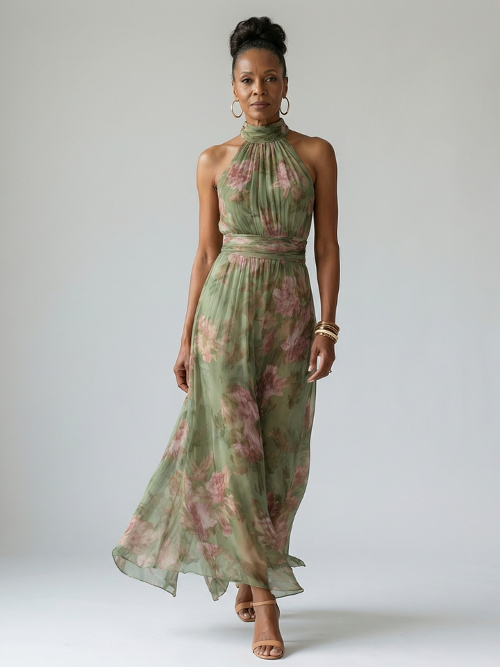 Mirelle | Abito Midi con Scollo Americano