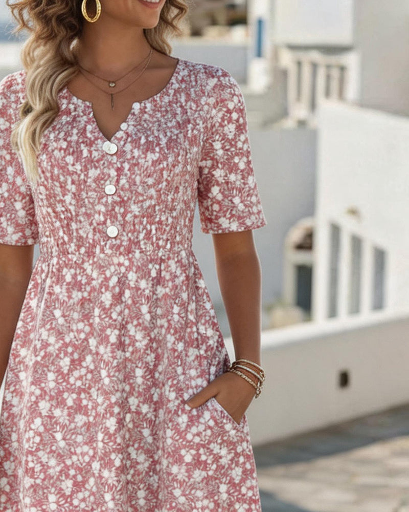 Carmen™ | Abito Midi Floreale "Brezza Estiva"