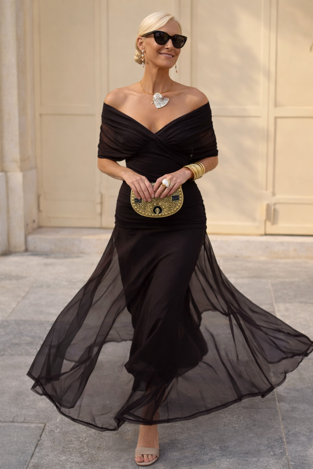 Valentina | Maxi Abito da Festa con Scollatura a Cuore