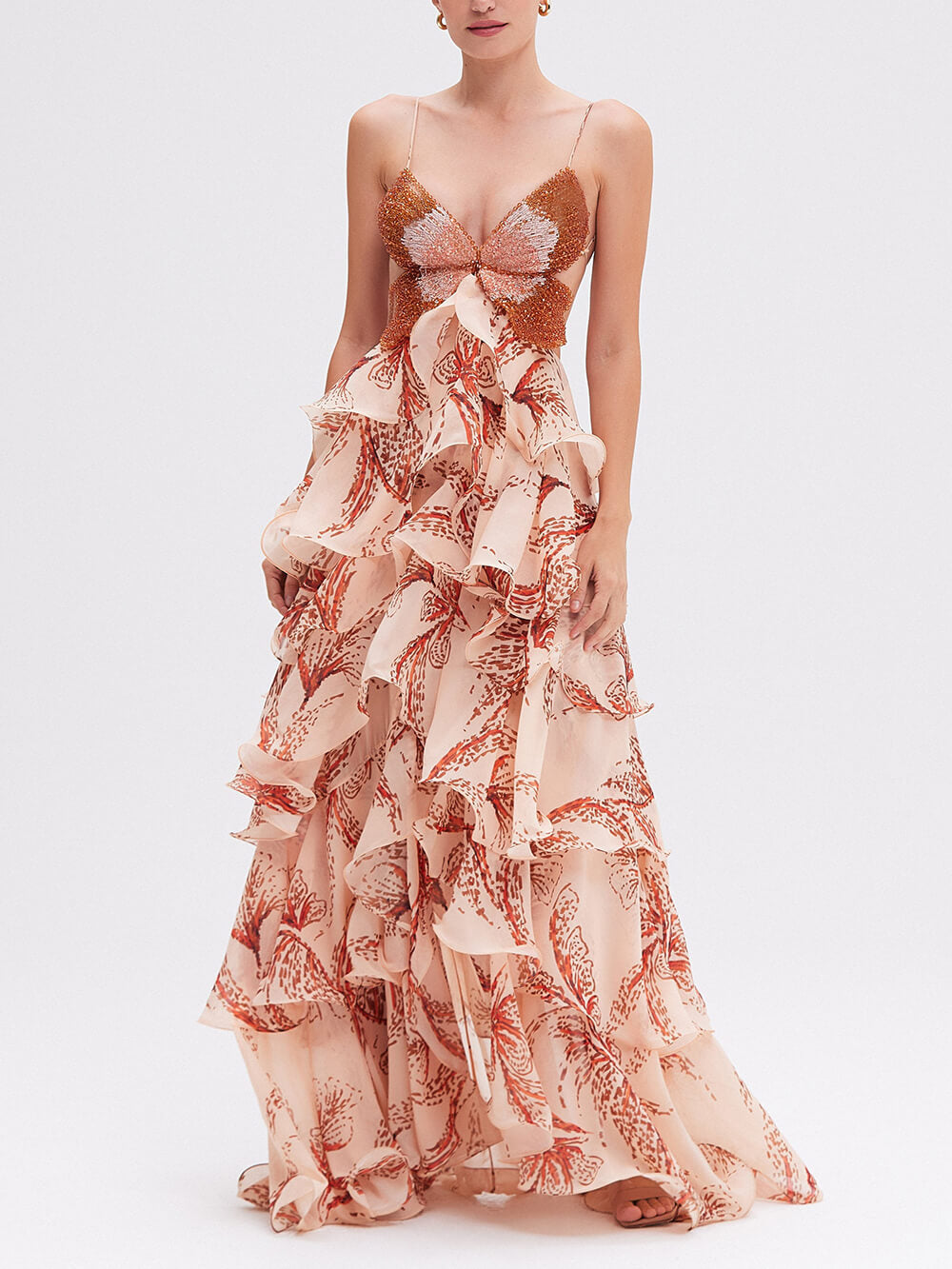 Mira | Abito Maxi Papillon Signature