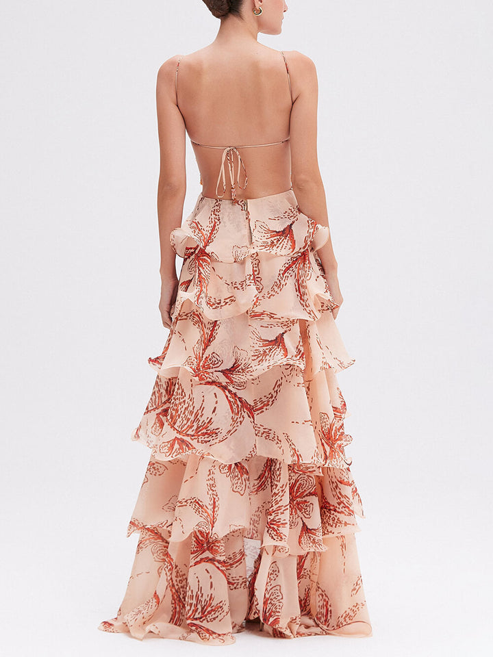 Mira | Abito Maxi Papillon Signature