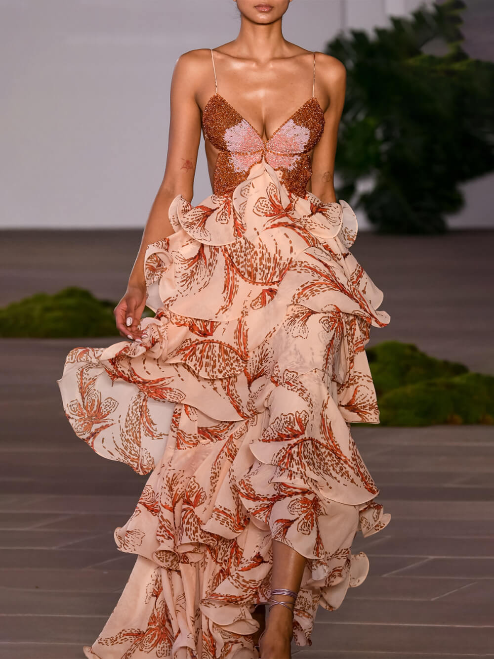 Mira | Abito Maxi Papillon Signature