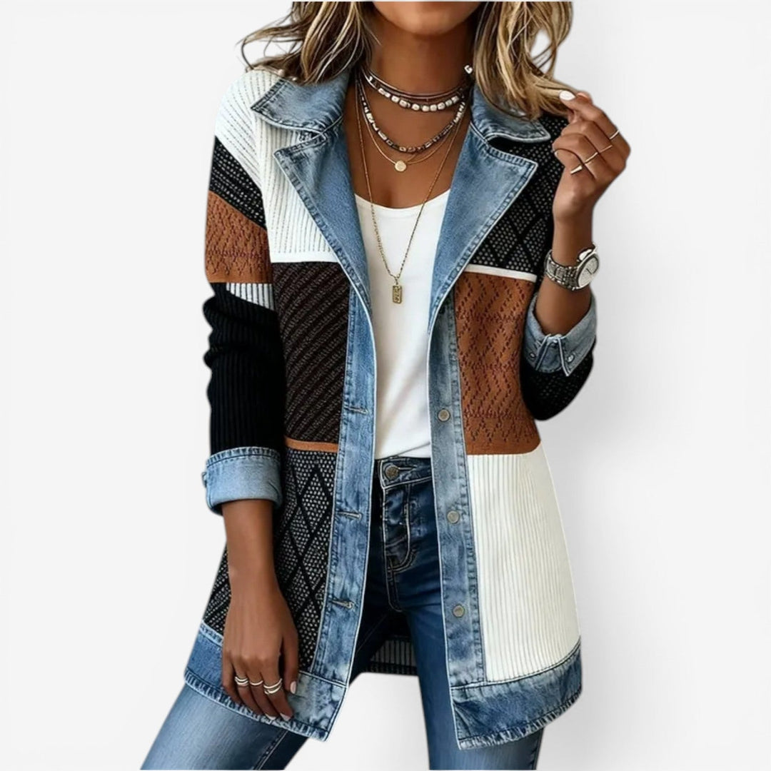 Emilia™ Giacca in denim misto