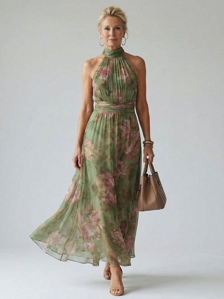 Mirelle | Abito Midi con Scollo Americano
