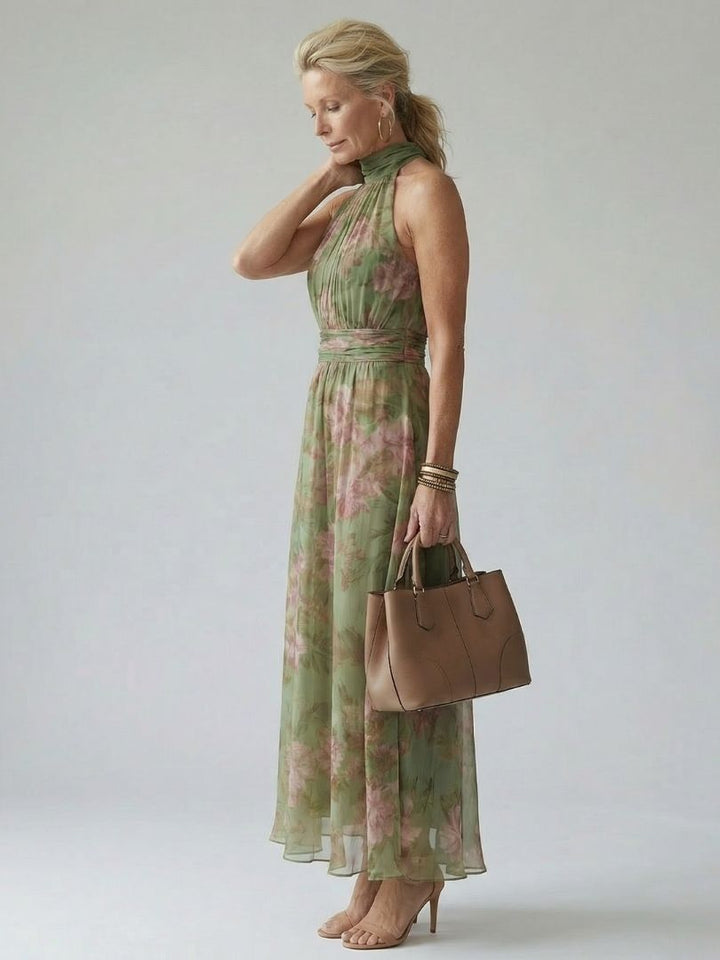 Mirelle | Abito Midi con Scollo Americano