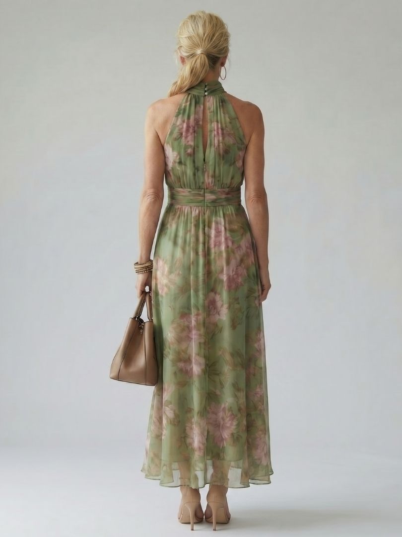 Mirelle | Abito Midi con Scollo Americano