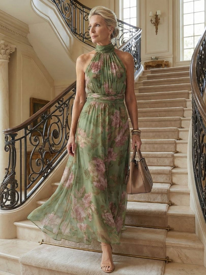 Mirelle | Abito Midi con Scollo Americano