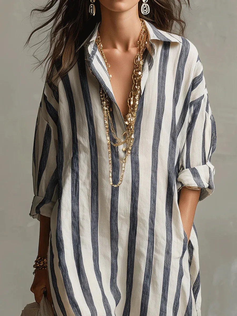 Pepa | Vestito camicia lungo
