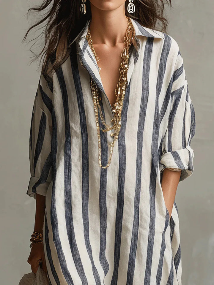 Pepa | Vestito camicia lungo