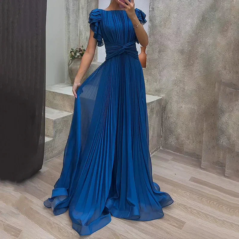 Rory | Pleated Evening Dress