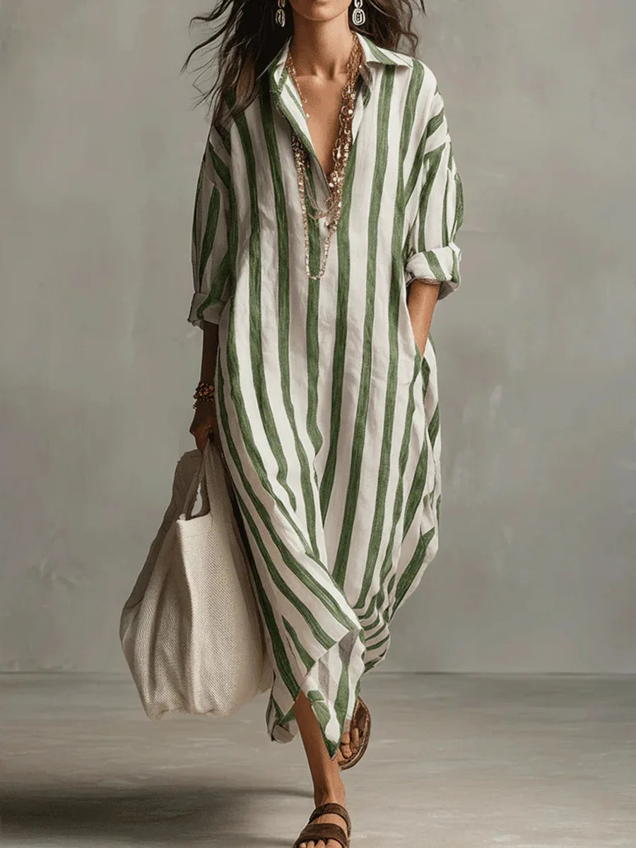 Pepa | Vestito camicia lungo
