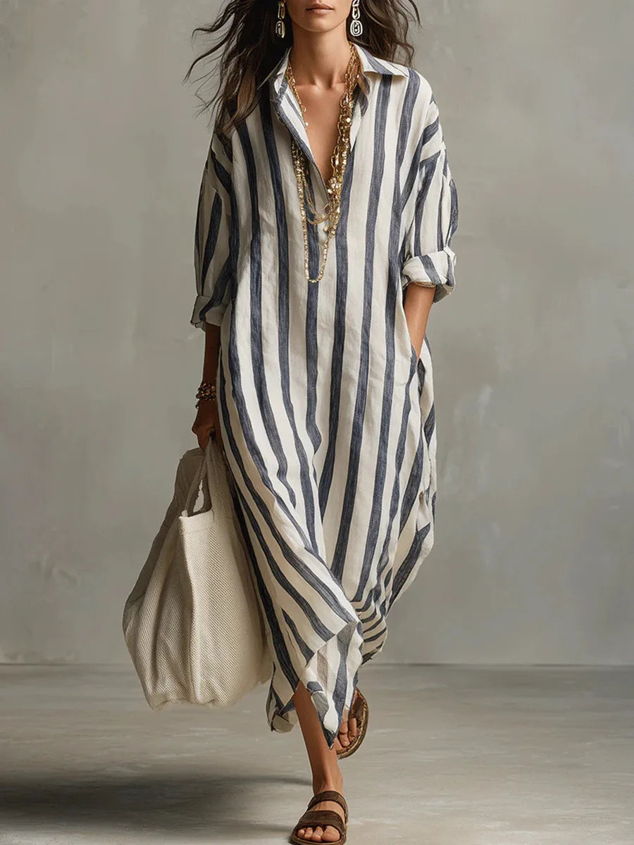 Pepa | Vestito camicia lungo