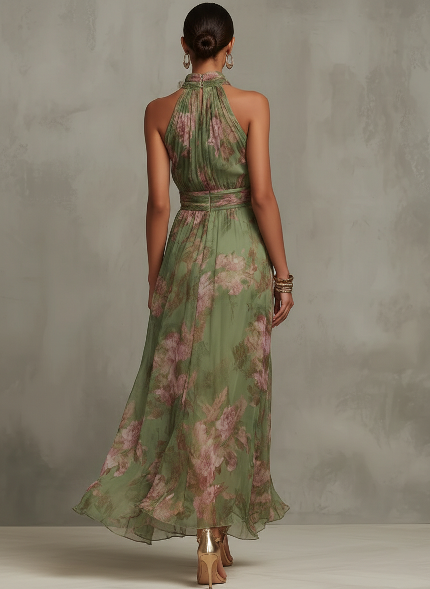 Sara™ Abito Elegante con Fiori
