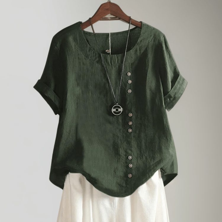 Isla | T-shirt chic con bottoni