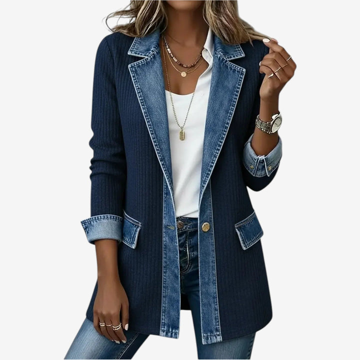 Emilia™ Giacca in denim misto