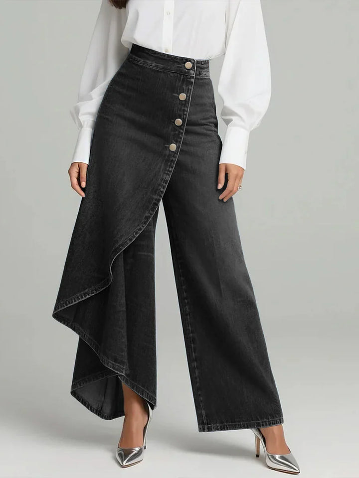 The Elara™ | Jeans a gamba larga