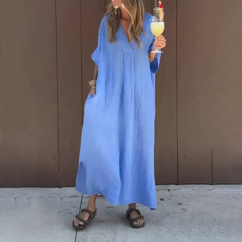 Alessia | Abito casual con collo a V