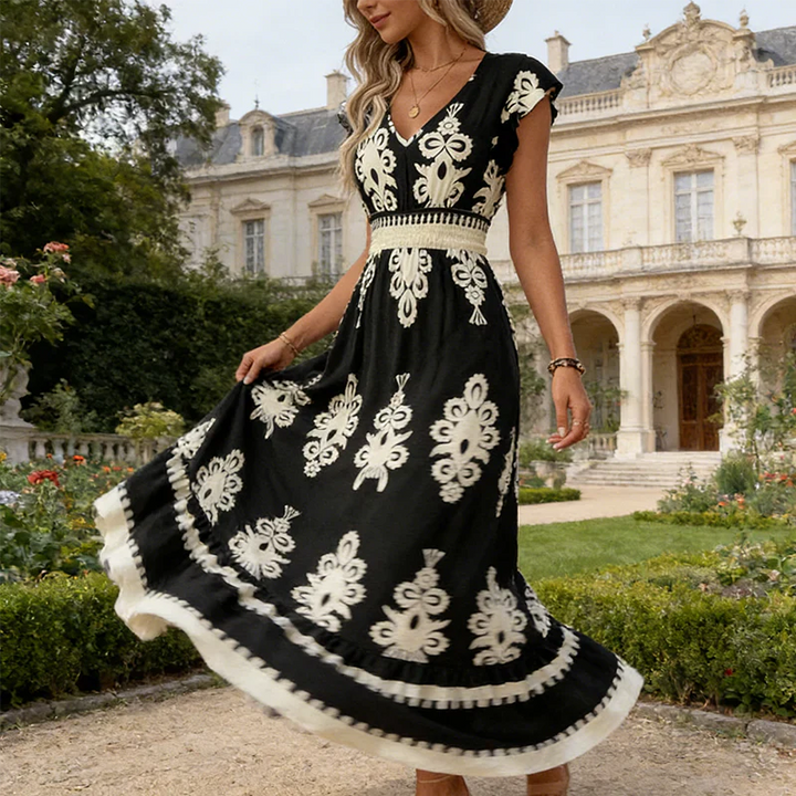Candela | Abito Maxi Barocco