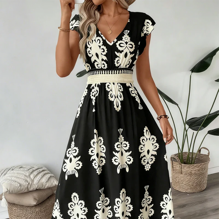 Candela | Abito Maxi Barocco