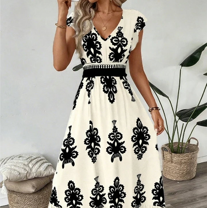 Candela | Abito Maxi Barocco